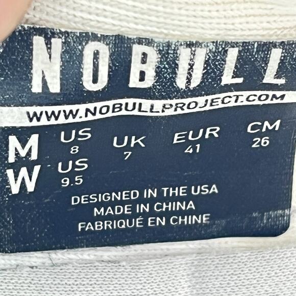 NOBULL Drive Mesh Training Shoes White Lace Up Low Top Sneakers Men\'s Size 8 main image 9